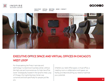 Tablet Screenshot of inspirebusinesscenter.com